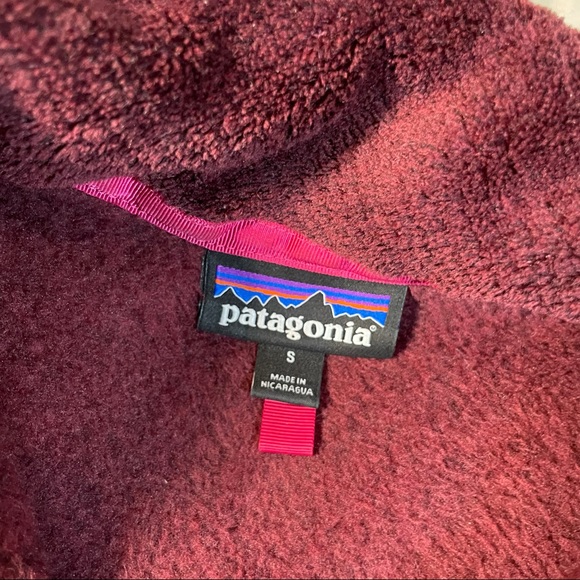 Patagonia Re-tool Snap T Pullover women's burgundy - Picture 2 of 5